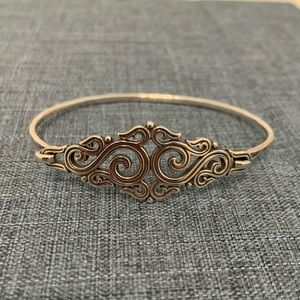 James Avery Silver Swirl Design Bracelet